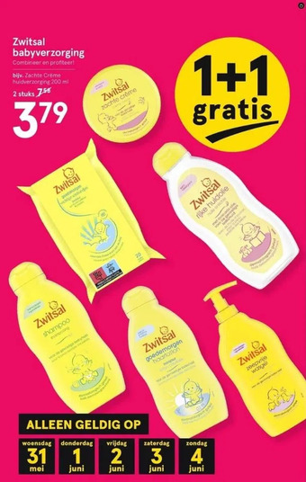 Etos Zwitsal babyverzorging aanbieding