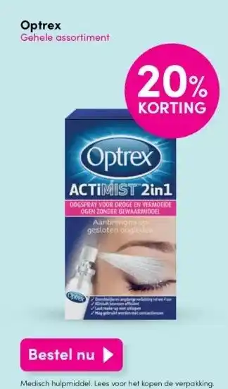 DA Optrex aanbieding