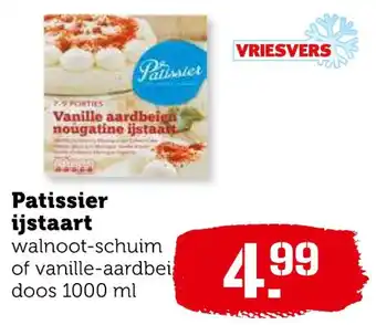 Coop Patissier ijstaart 1000ml aanbieding