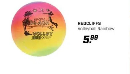 Daka Sport Redcliffs volleyball rainbow aanbieding