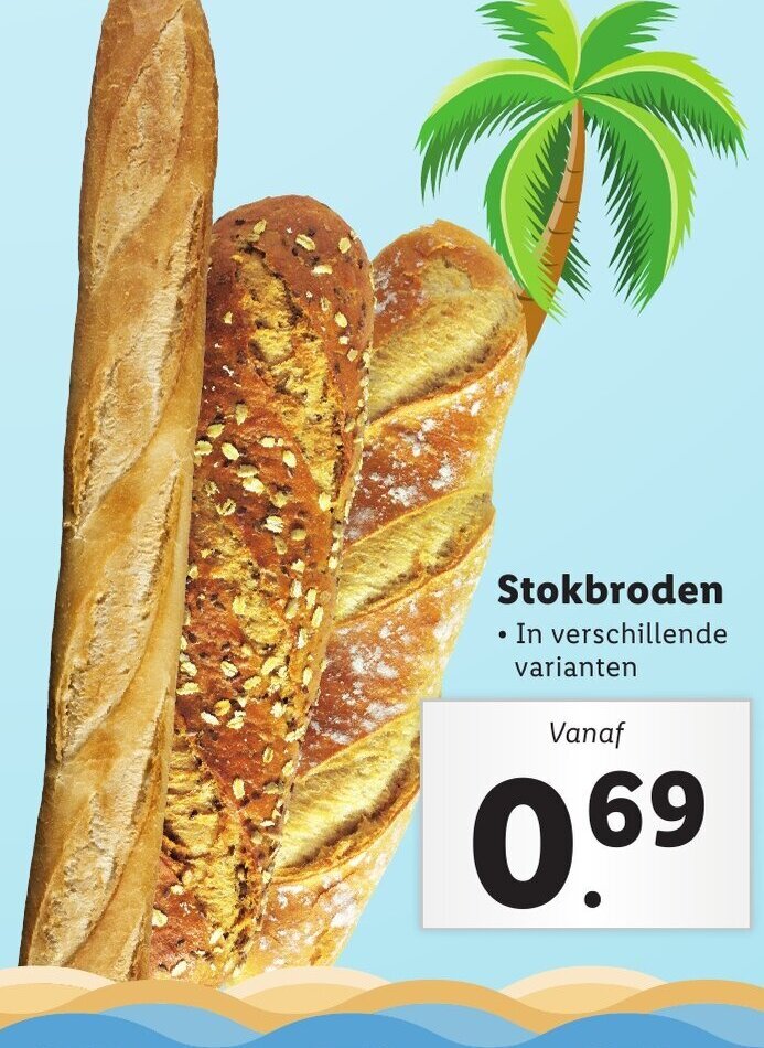 Lidl Stokbroden aanbieding
