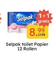 Ochama Selpak toilet papier 12 rollen aanbieding