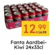 Ochama Fanta aardbeikiwi 24x33cl aanbieding