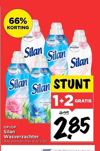 Vomar Voordeelmarkt Silan Wasverzachter 1+2 gratis aanbieding