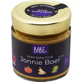 Albert Heijn Babe pure baby food jonnie boer aanbieding