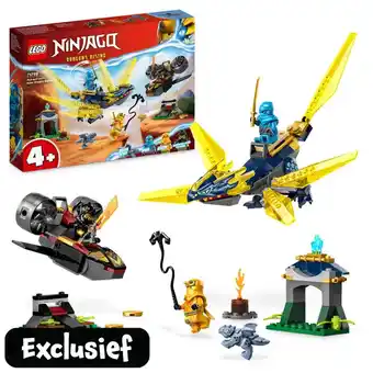 Intertoys Lego ninjago nya en arins babydraakgevecht 71798 aanbieding