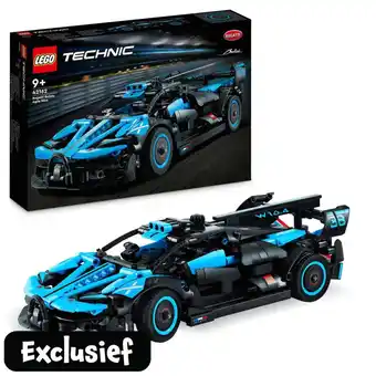 Intertoys Lego technic bugatti bolide agile blue 42162 aanbieding