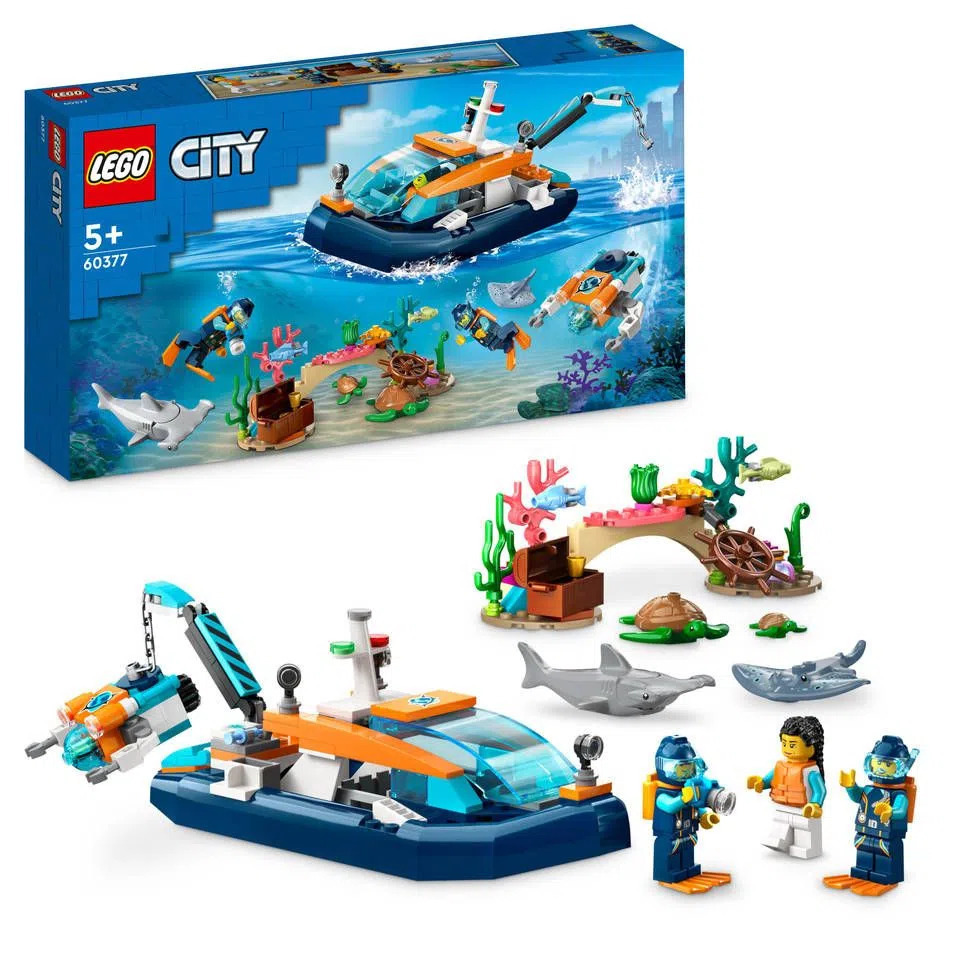 Intertoys Lego city verkenningsduikboot 60377 aanbieding