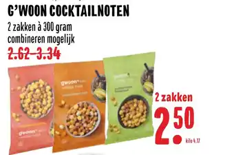 Boon`s Markt G'woon Cocktailnoten 300 gram aanbieding