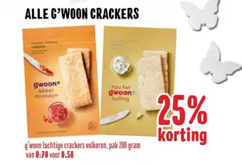 Boon`s Markt Alle G'woon Crackers aanbieding