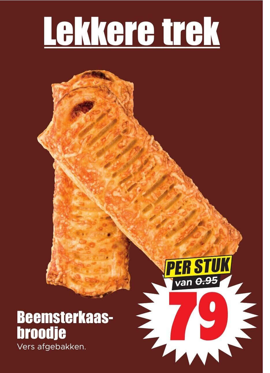 Dirk Beemsterkaas-broodje aanbieding