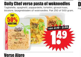 Dirk Daily Chef verse pasta of woknoedles aanbieding