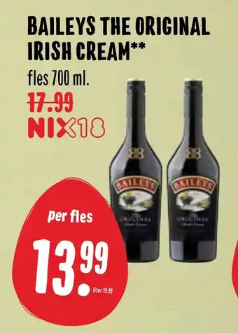 Boon`s Markt Baileys The Original Irish Cream 700 ml aanbieding