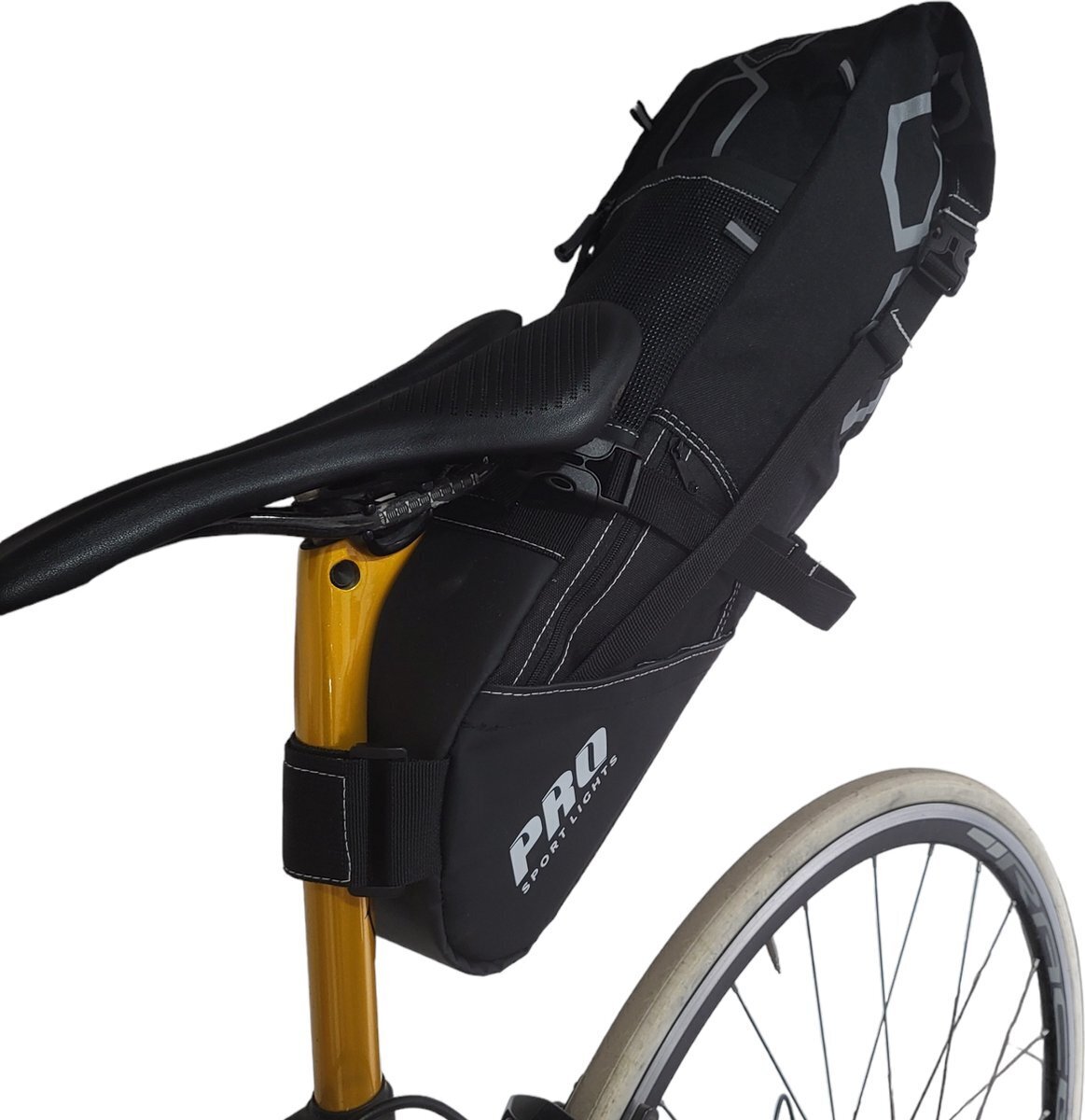 Bol.com Zadeltas racefiets mountainbike - 12 liter - fietstas zadel aanbieding