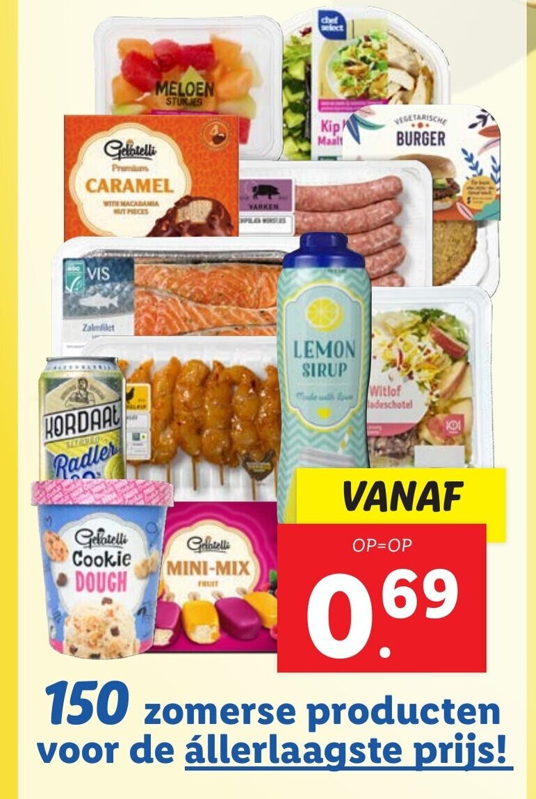 Lidl 150 zomerse producten voor de allerlaagste prijs! aanbieding