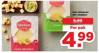 PLUS Alle Uniekaas 48+ stukken aanbieding