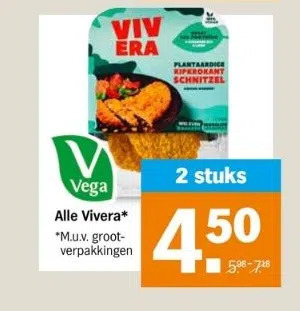 Albert Heijn Vega alle vivera* aanbieding
