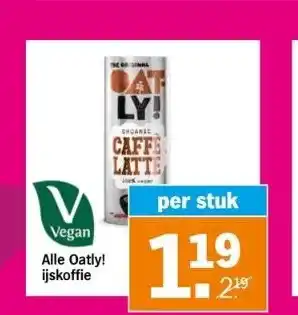 Albert Heijn Alle oatly! ijskoffie aanbieding