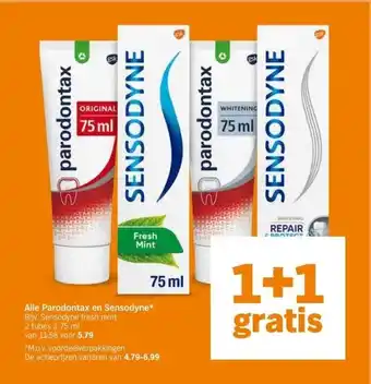 Albert Heijn Alle parodontax en sensodyne* aanbieding