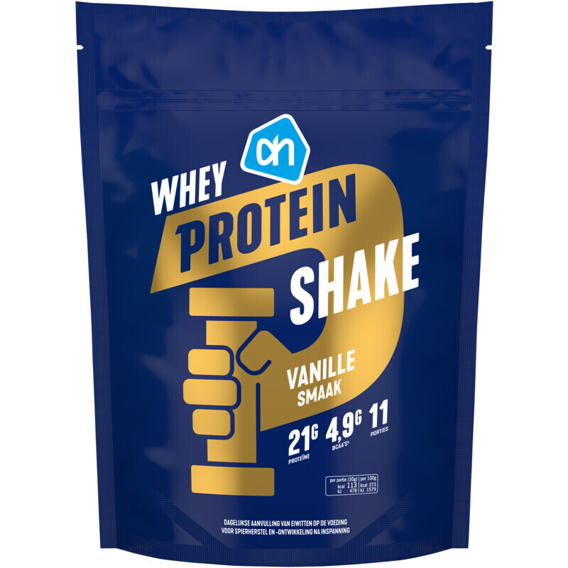 Ah whey protein shake vanille aanbieding bij Albert Heijn