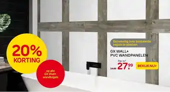 Praxis GX Wall+ PVC Wandpanelen aanbieding