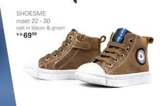 Schuurman Schoenen Shoesme mat 22-30 ook in blauw & groen aanbieding