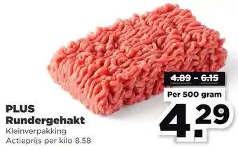 PLUS Plus rundergehakt aanbieding