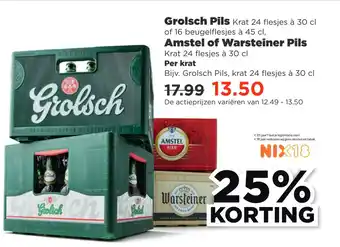 PLUS Grolsch pils aanbieding