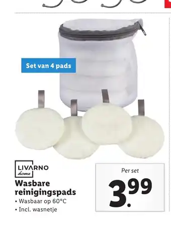 Lidl LIVARNO home Wasbare reinigingspads Per set aanbieding