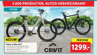 Lidl CRIVIT Urban e-bike 27,5" aanbieding