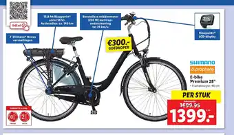 Lidl SHIMANO E-bike Premium 28" aanbieding