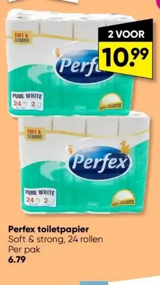 Big Bazar Perfex toiletpapier aanbieding