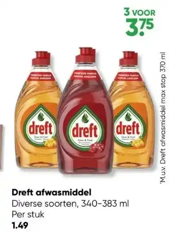 Big Bazar Dreft afwasmiddel aanbieding