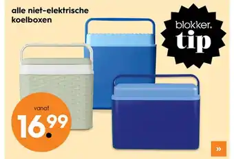 Blokker Alle niet-elektrische koelboxen aanbieding