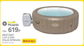 Praxis Bestway lay-z-spa palm springs aanbieding