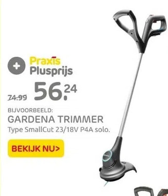 Praxis Gardena trimmer aanbieding