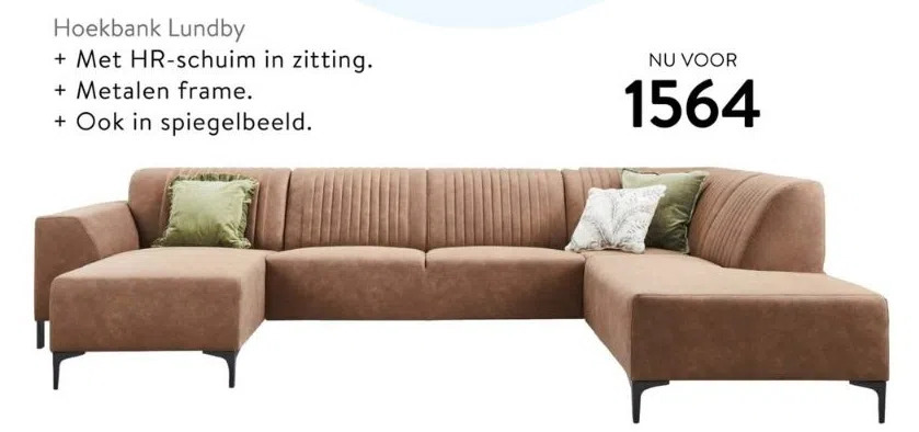Profijt Meubel Hoekbank lundby aanbieding
