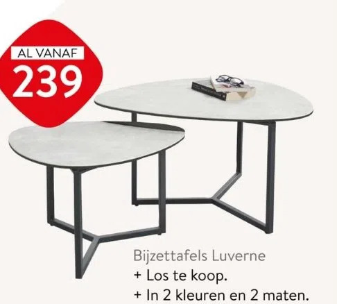 Profijt Meubel Bijzettafels luverne aanbieding