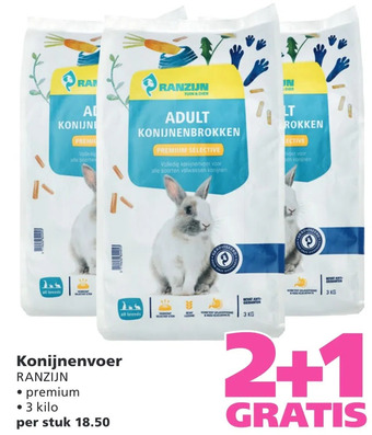 Ranzijn Konijnenvoer ranzijn aanbieding