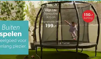 Wehkamp High life trampoline 305 cm aanbieding