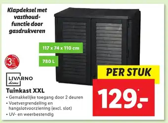 Lidl LIVARNO home Tuinkast XXL aanbieding