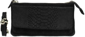 Bol.com Dstrct kleine crossbodytas / schoudertas dames - suède - portland road - zwart aanbieding