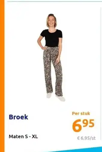 Action Broek Maten S-XL aanbieding