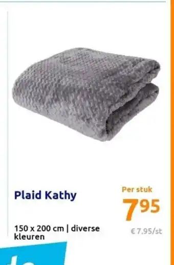 Action Plaid Kathy 150 x 200 cm | diverse kleuren aanbieding