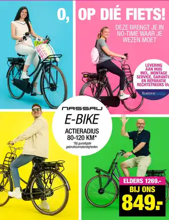 Big Bazar NASSAU E-BIKE aanbieding