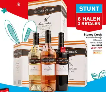 Hoogvliet Stoney Creek 0,75 liter aanbieding