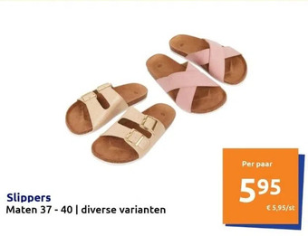 Action Slippers aanbieding