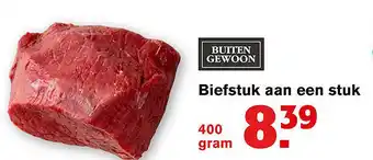 Hoogvliet Biefstuk aan een stuk 400 gram aanbieding