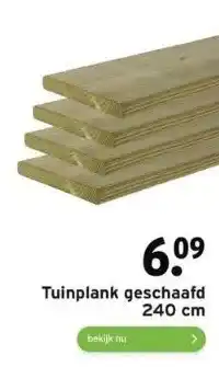 GAMMA Tuinplank geschaafd 240 cm aanbieding