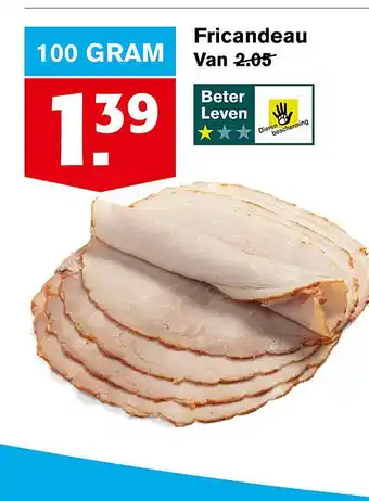 Hoogvliet Fricandeau 100 gram aanbieding